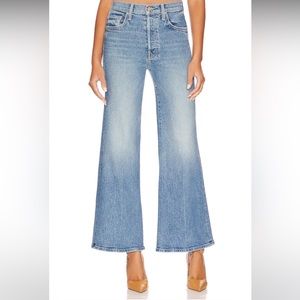 MOTHER The Roller Crop Fray jeans